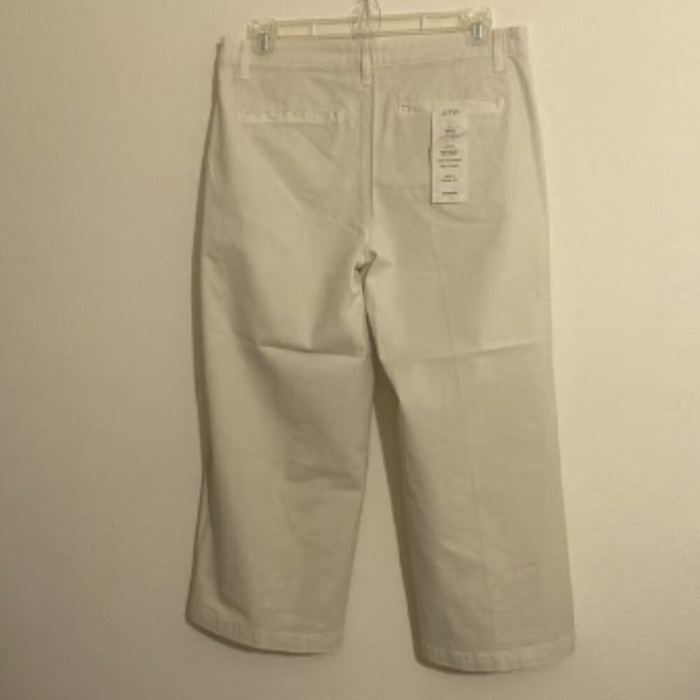 BALDWIN Kansas City Devin Mid Rise Cropped Khaki Trouser Pants Women's Size 32 - Picture 2 of 9